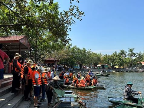 Khu du lịch Tam Cốc - Bích Động mở cửa trở lại đón hàng nghìn lượt khách trong dịp nghỉ lễ 2/9