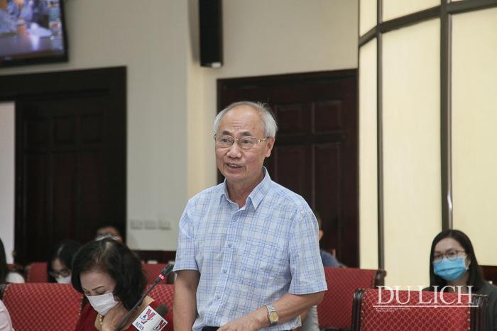 Ông Vũ Thế Bình - Phó Chủ tịch thường trực Hiệp hội Du lịch Việt Nam phát biểu tại hội nghị