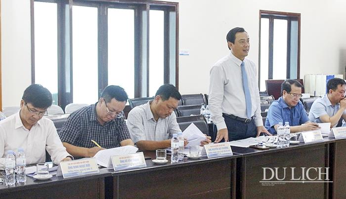  Cục trưởng Cục Du lịch Quốc gia Việt Nam Nguyễn Trùng Khánh chia sẻ tại buổi làm việc